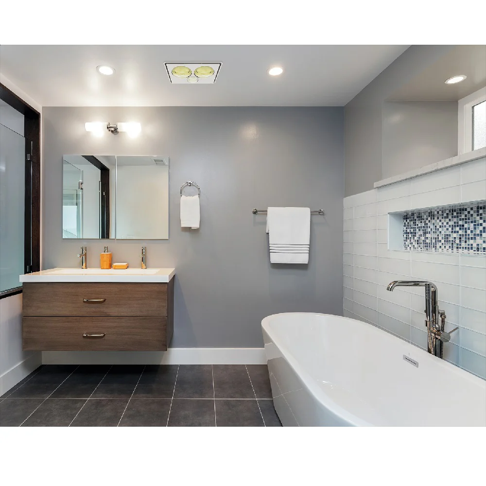 IXL Bathroom Lighting Classic Tastic Vivid Heater, Fan & Light 3 in 1 White 11323 - Image 3