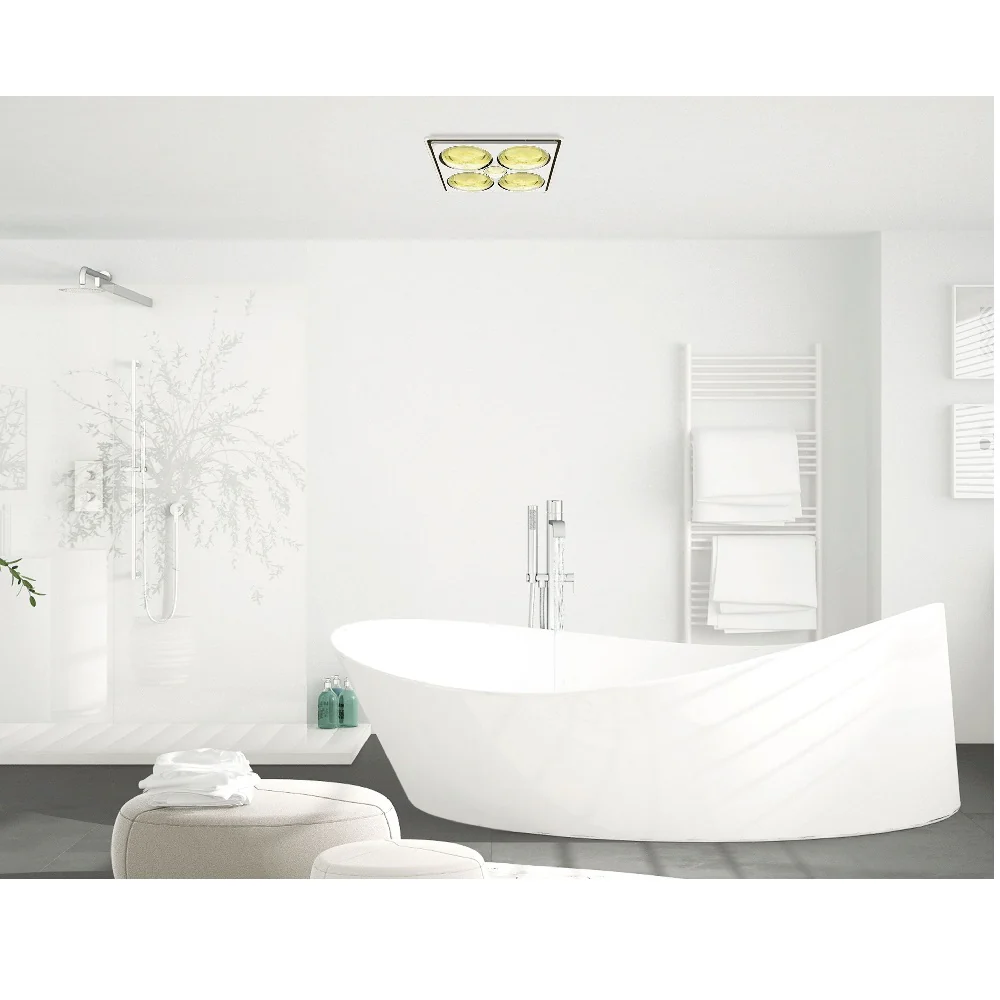 IXL Bathroom Lighting Classic Tastic Paramount Heater, Fan & Light 3 in 1 White 12310 - Image 3