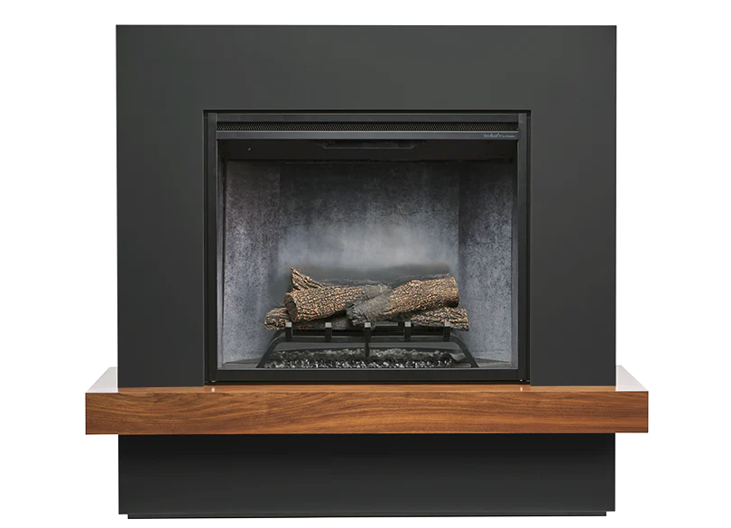 Dimplex Firebox Electric 2kW Sherwood Mantle w/ 30" Revillusion Grey & Walnut Veneer SWD20-AU - Image 4