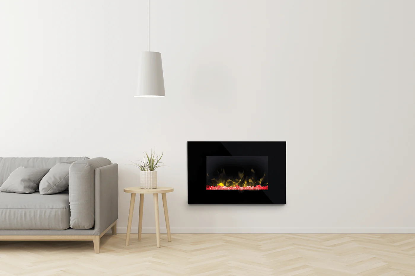 Dimplex Electric Fire Place 2kW Toluca Wall Mounted Black TLC20LX-AU - Image 3